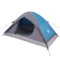 Preview: Kuppel-Campingzelt 4 Personen Blau Wasserdicht