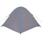 Preview: Kuppel-Campingzelt 4 Personen Blau Wasserdicht