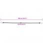 Preview: Gummiseile Reflektierend mit Haken 50 Stk. 100 cm