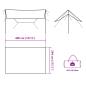 Preview: Tarp Grau und Orange 400x294 cm Wasserdicht