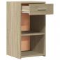 Preview: Nachttische 2 Stk. Sonoma-Eiche 35x34x65 cm Holzwerkstoff