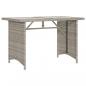 Preview: 6-tlg. Garten-Sofagarnitur mit Kissen Hellgrau Poly Rattan