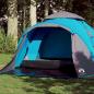 Preview: ARDEBO.de - Kuppel-Campingzelt 3 Personen Blau Quick Release