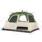 Preview: Kuppel-Familienzelt 6 Personen Grün Quick Release