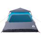 Preview: Kuppel-Campingzelt 4 Personen Blau Quick Release