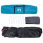 Preview: Kuppel-Campingzelt 4 Personen Blau Quick Release