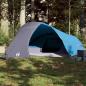 Preview: ARDEBO.de - Kuppel-Campingzelt 4 Personen Blau Wasserdicht