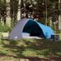 Preview: Kuppel-Campingzelt 4 Personen Blau Wasserdicht