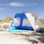 Preview: Strandzelt 3 Personen Azurblau Quick Release Wasserdicht