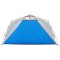Preview: Strandzelt 3 Personen Azurblau Quick Release Wasserdicht
