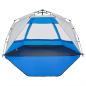 Preview: Strandzelt 3 Personen Azurblau Quick Release Wasserdicht
