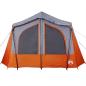 Preview: Campingzelt 5 Personen Grau und Orange Wasserdicht