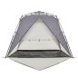 Preview: Strandzelt 4 Personen Grau Quick Release Wasserdicht