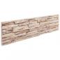 Preview: 3D-Wandpaneele 14 Stk. Braun 100x25 cm EPS