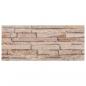 Preview: 3D-Wandpaneele 14 Stk. Braun 100x25 cm EPS