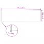 Preview: 3D-Wandpaneele 14 Stk. Braun 100x25 cm EPS