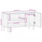 Preview: TV-Schrank 80x31,5x46 cm Massivholz Mango