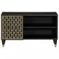 Preview: TV-Schrank 80x31,5x46 cm Massivholz Mango