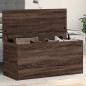 Preview: ARDEBO.de - Truhe Braun Eichen-Optik 100x42x46 cm Holzwerkstoff