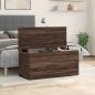 Preview: Truhe Braun Eichen-Optik 100x42x46 cm Holzwerkstoff