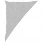 Preview: Sonnensegel Hellgrau 4x5x6,4 m 100% Polyester Oxford