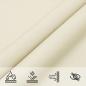 Preview: Sonnensegel Creme 2x2x2 m 100% Polyester Oxford