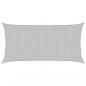 Preview: ARDEBO.de - Sonnensegel Hellgrau 7x4 m 100% Polyester Oxford