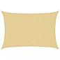 Preview: Sonnensegel Sandfarbe 5x3 m 100% Polyester Oxford