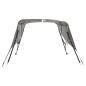 Preview: 3-Bow Bimini-Top mit Seitenteilen 183x(185-198)x137 cm