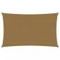 Preview: ARDEBO.de - Sonnensegel 160 g/m² Taupe 3x6 m HDPE