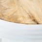 Preview: Beistelltische Fass-Design 3 Stk. Raues Massivholz Mango