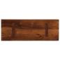 Preview: ARDEBO.de - Tischplatte 80x30x3,8 cm Rechteckig Altholz Massiv