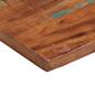 Preview: Tischplatte 80x30x3,8 cm Rechteckig Altholz Massiv