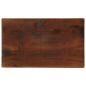 Preview: Tischplatte 50x40x3,8 cm Rechteckig Altholz Massiv