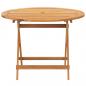 Preview: 5-tlg. Garten-Essgruppe Polypropylen und Massivholz Beige