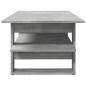 Preview: Couchtisch Betongrau 102x55x42 cm Holzwerkstoff