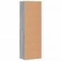 Preview: Highboard Grau Sonoma 60x35x180 cm Holzwerkstoff