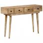 Preview: Konsolentisch 110x30x75 cm Massivholz Mango