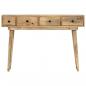 Preview: Konsolentisch 110x30x75 cm Massivholz Mango