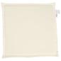 Preview: Garten-Sitzkissen 2 Stk. Creme 45x45x2 cm Quadratisch