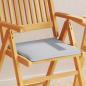 Preview: ARDEBO.de - Garten-Sitzkissen 4 Stk. Hellgrau 45x45x2 cm Quadratisch