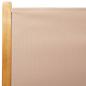 Preview: Gartenstühle Verstellbar 4 Stk. Taupe Stoff und Massivholz
