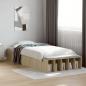 Preview: Bettgestell Sonoma-Eiche 90x190 cm Holzwerkstoff