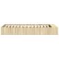 Preview: Bettgestell Sonoma-Eiche 90x190 cm Holzwerkstoff