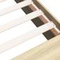 Preview: Bettgestell Sonoma-Eiche 90x190 cm Holzwerkstoff