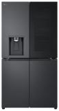 Preview: ARDEBO.de LG GMG960EVJE Stand Side-by-Side Kombination, 91,4 cm breit, 638 L, Total No Frost, Eis-, Crushed Ice- und Wasserspender, ThinQ (WLAN), Festwasseranschluss, Essence Black Steel