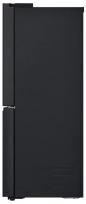 Preview: LG GMG960EVJE Stand Side-by-Side Kombination, 91,4 cm breit, 638 L, Total No Frost, Eis-, Crushed Ice- und Wasserspender, ThinQ (WLAN), Festwasseranschluss, Essence Black Steel
