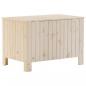 Preview: Truhe mit Deckel RANA 80x49x54 cm Massivholz Kiefer