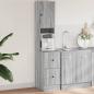 Preview: ARDEBO.de - Küchenschrank Grau Sonoma 35x50x180 cm Holzwerkstoff