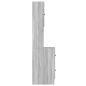 Preview: Küchenschrank Grau Sonoma 35x50x180 cm Holzwerkstoff